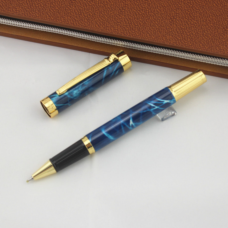 

Business new metal gift roller ball pen. Office stationery School 0.5mm pen tip, pencil Gift box Writing Supplies pen