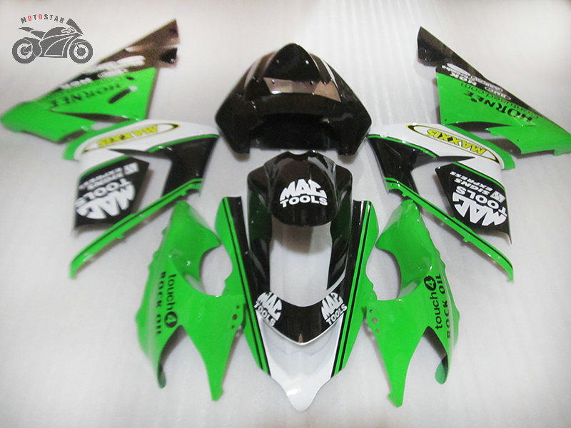 

Customize Motorcycle fairing kits for Kawasaki Ninja 2004 2005 ZX-10R road race ABS plastic Chinese fairings bodywork ZX10R 04 05 ZX 10R, Same as the picture