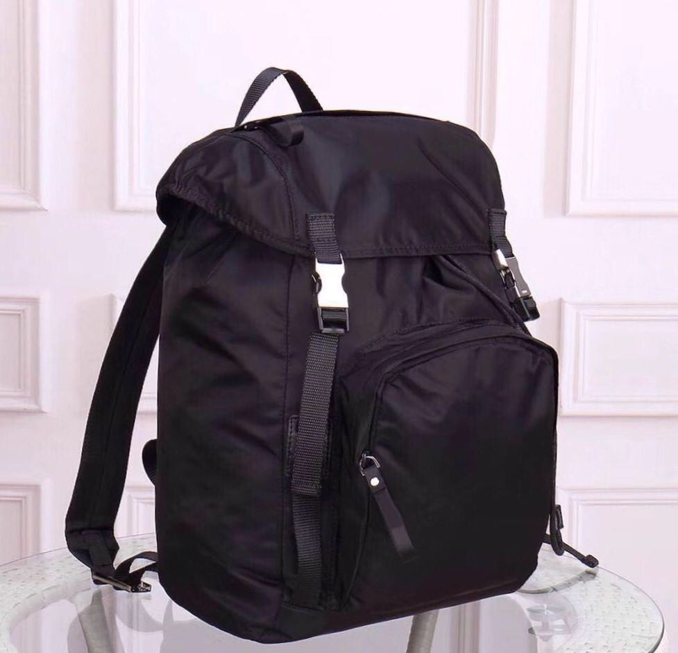 

wholesale Laptop backpack notebook back pack fashion military back pack handbag presbyopic package travel messenger bag parachute fabric, Black