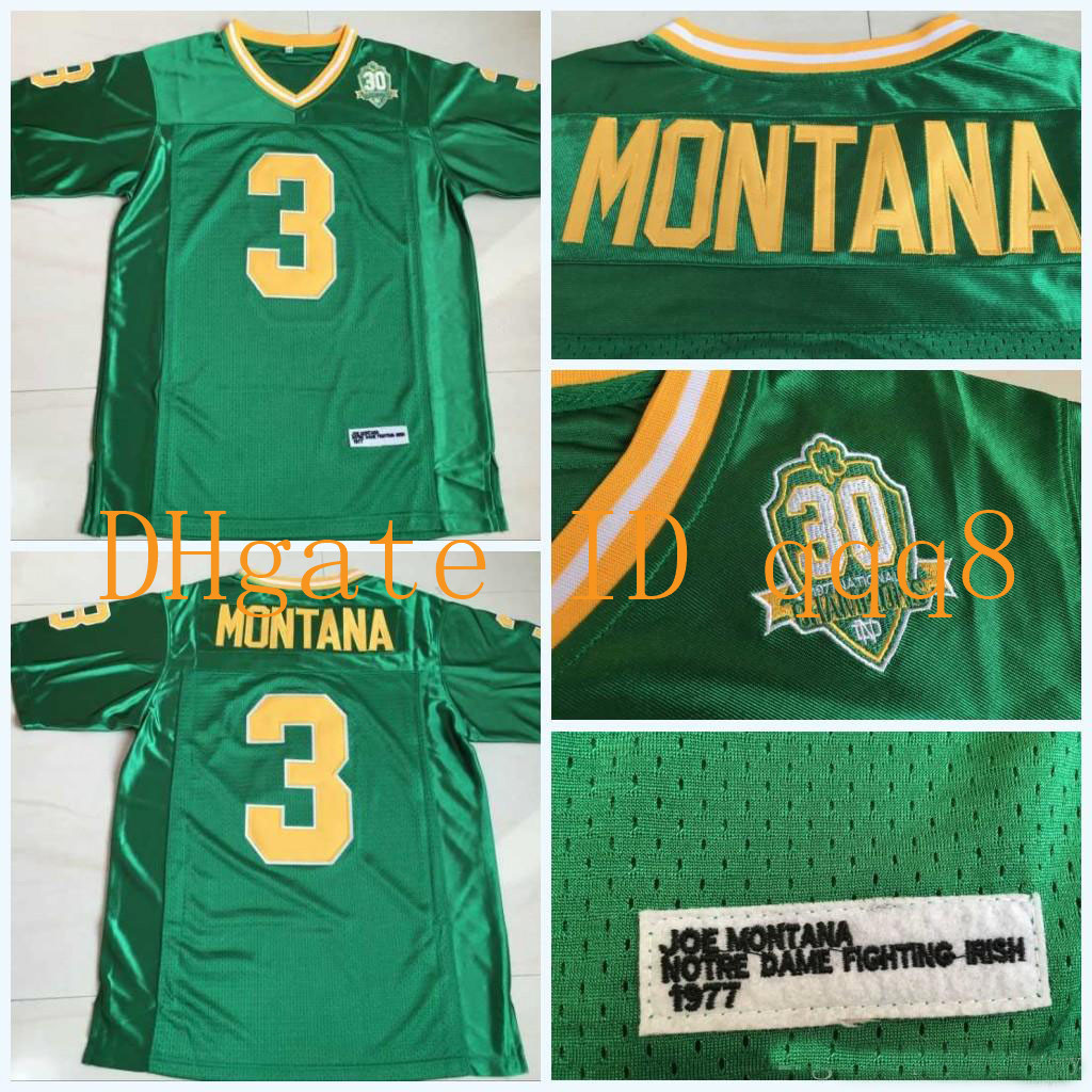 joe montana green jersey