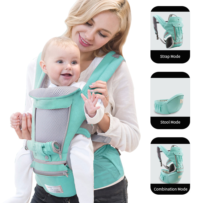 

New Ergonomic Baby Carriers Backpacks 0-36 Months Portable Baby Sling Wrap Cotton Infant Newborn Baby Carrying Belt For Mom Dad