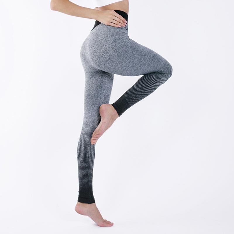 

2020 Seamless Yoga Pant Fitness High Waist Legging Sport Sexy Leggings Women Leggins Women Pants Yoga Leggings Color Gradient, Black