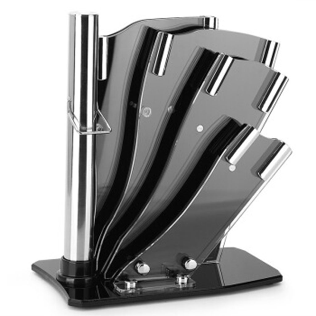 

6 slots easy to clean knife holder suitable for different knife size tools