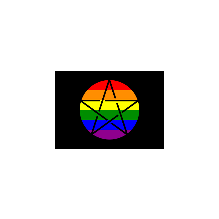 

3X5FT 150X90cm Queer Pagan Flag Banner Cheap Price Hanging Advertising 100% Polyester, Double Stitched , Free Shipping