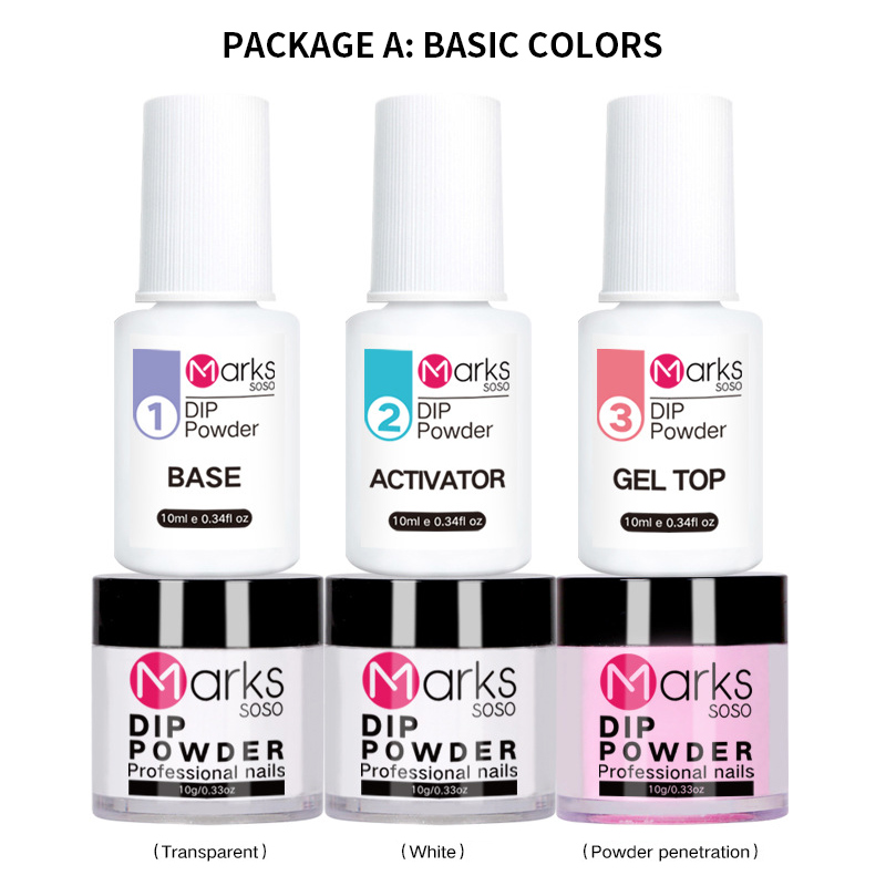 

6pcs Nails Manicure Set Infiltration Powder Bottom Sealant Desiccant Set Nail Polish Gel Kit For Women Manicure DIY Nail Salon