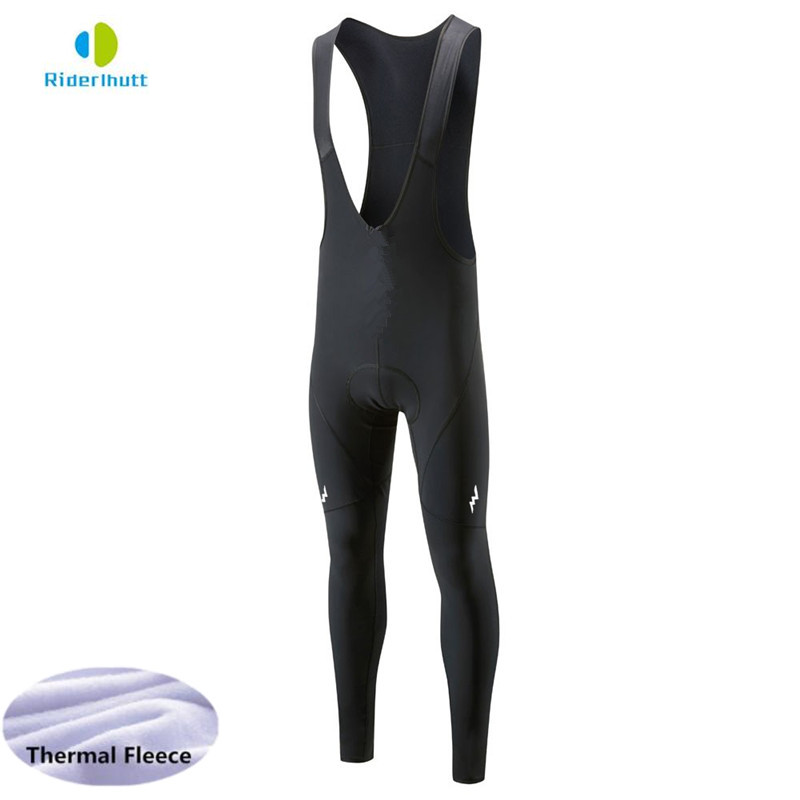 

2018 Men Padded Cycling Long Winter thermal fleece Bicycle Bib Pants 9D Gel Pad Bike Tights Mtb Ropa Pantalon Ciclismo Invierno, As picture