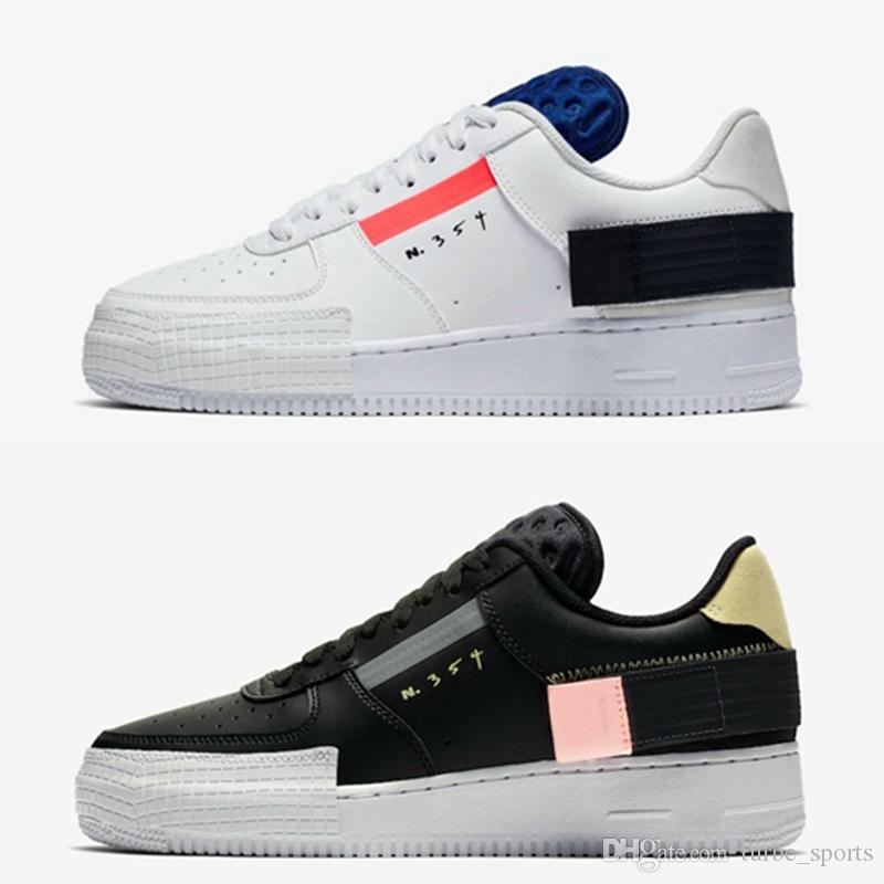 

New 1 Low TYPE N354 Skateboard Shoes Men Women White Black Outdoor N.354 Skate Sneakers Special Chaussures Designer Trainers CI0054-001, #2