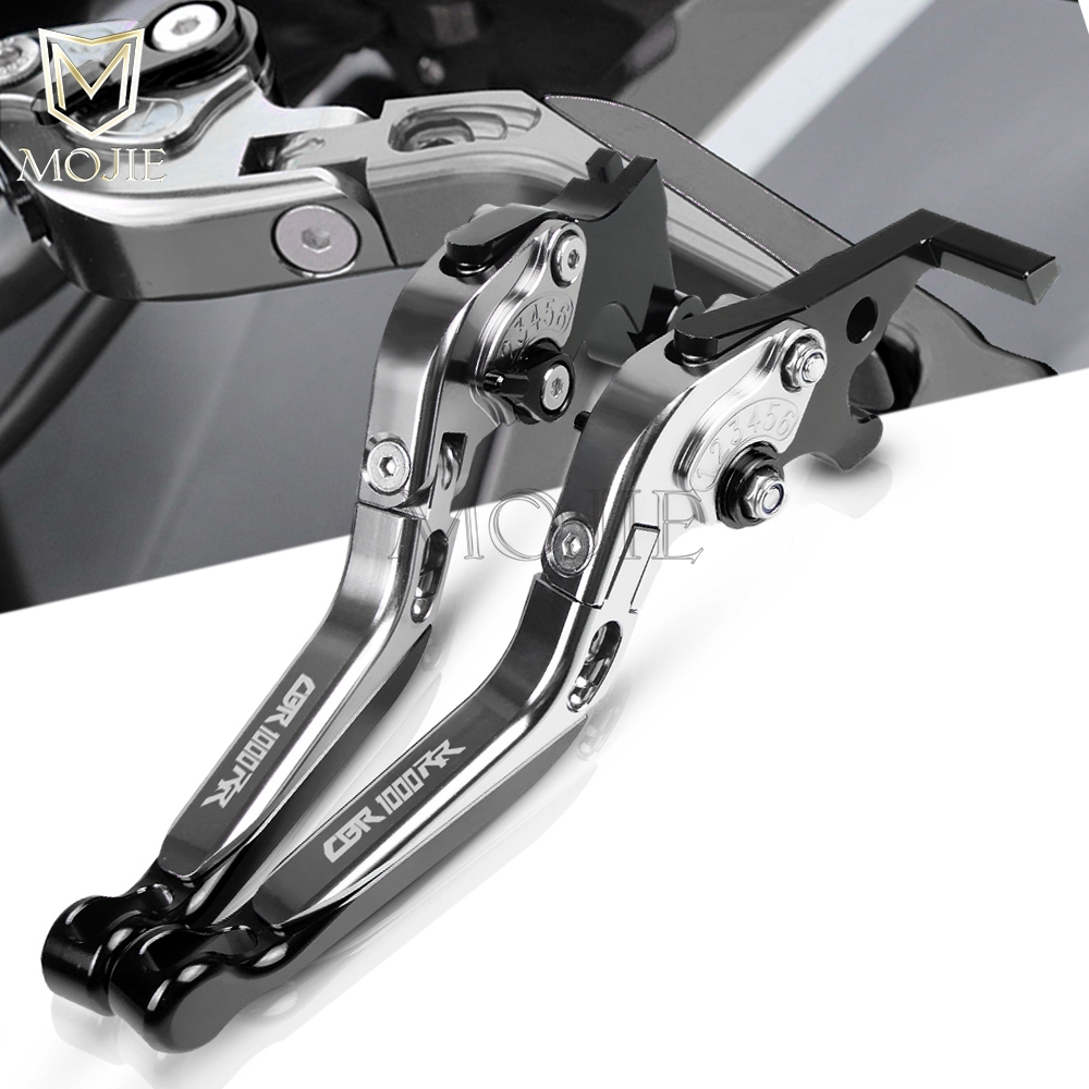 Palanca de freno y embrague par Honda CBR 1000 RR sc57 año 2004-2007 Black