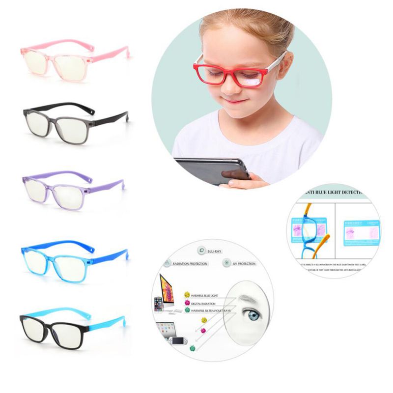 

Sunglasses Fashionable Glasses Kids Blue Light Anti Glare Filter Children Eyeglasses Girl Boy Optical Frame Blocking Clear Lenses