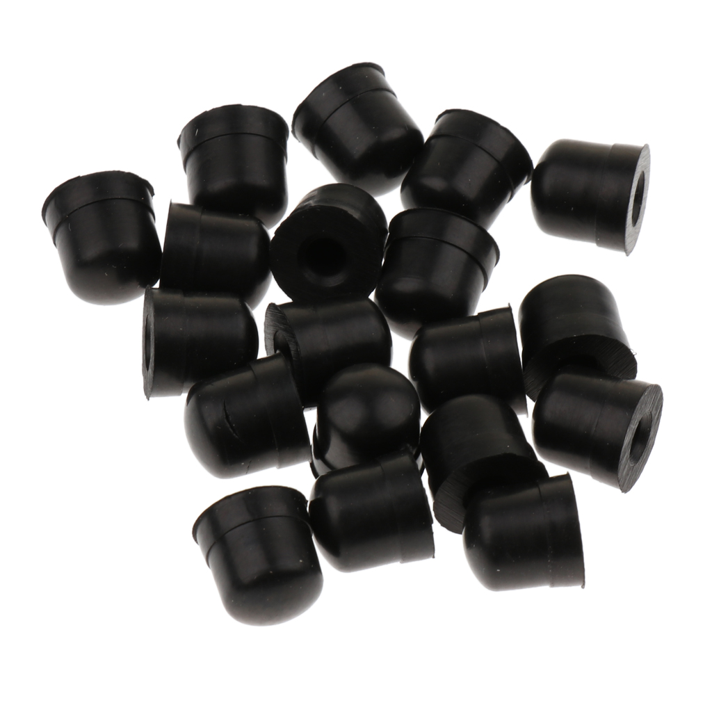 

20 Pack Trombone Slide Bow Rubber End Tip Bumper for Trombone Repair Accessories