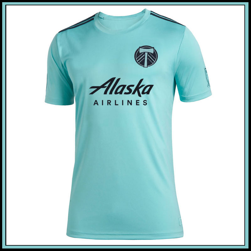 

2019 MLS Parley Portland Timbers teal jerseys men soccer jersey Football shirt 19 20 MLS Parley Portland Timbers teal soccer jerseys, Black;blue