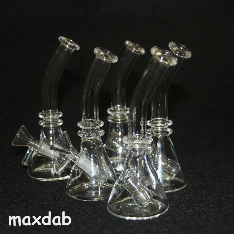 

hookahs Beaker Dab Rig Bong Heady Bongs Mini Water pipe Thick oil rigs wax smoking hookah Bowl bubbler pipes with glass bowls