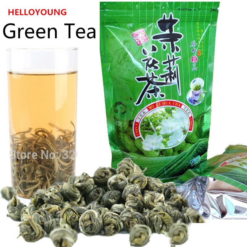 

100g Chinese Organic High Quality Jasmine Pearl Green Tea Health Care Raw Tea New Spring Tea Green Food Preferred