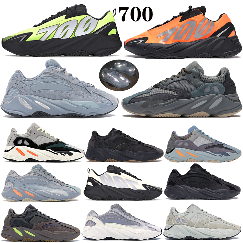 

Kanye 700 Carbon Blue Mens Womens Shoes Magnet Inertia V2 Tephra Runner Static Black stylist Sneakers Running shoes, Hospital blue