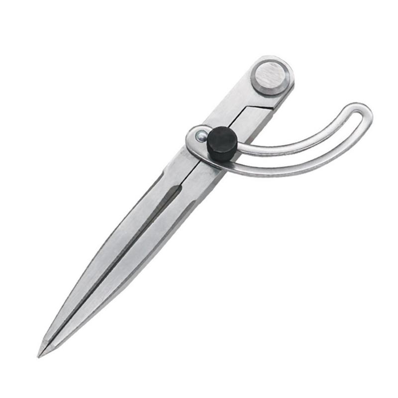 

Adjustable Leather Craft Rotating Tool Scriber Wing Divider Edge Creaser Sewing Leather Metal Craft Marking Tool 3 Sizes