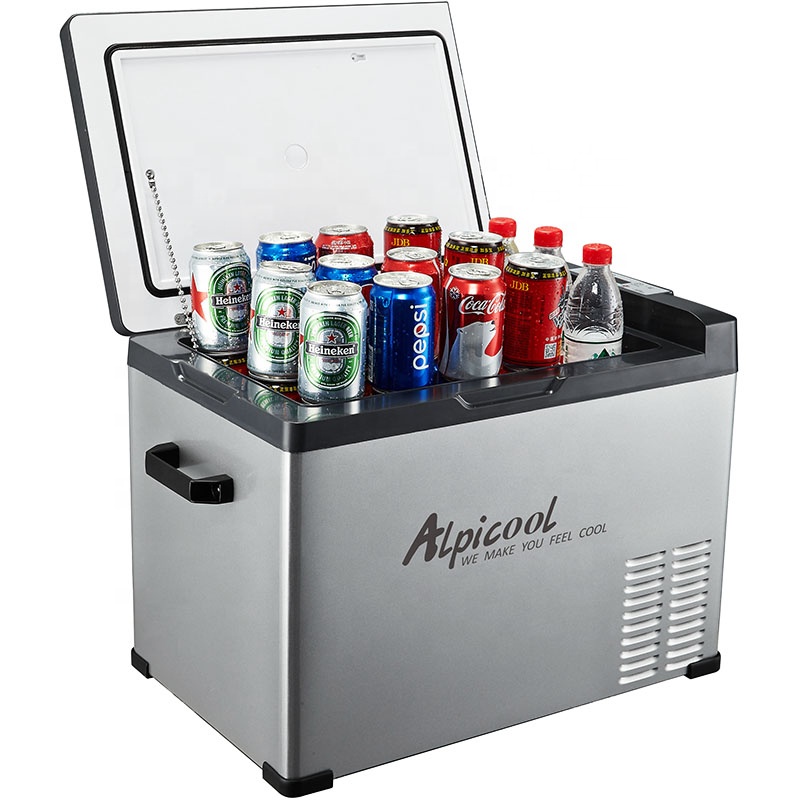 

25L To 75L Mini Car fridge compressor refrigerator 12v/24v 220V Car Home Use fridge small mini freezer For Outdoor Camping