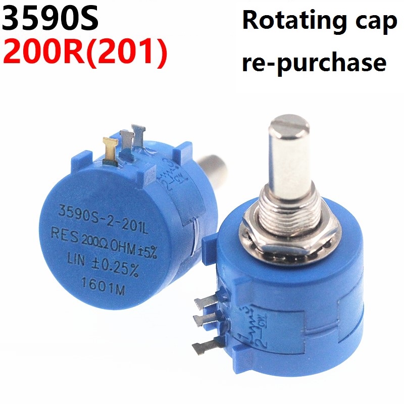 3590S 200R 201 Precision Multiturn Potentiometer Adjustable Resistor-image-532805740