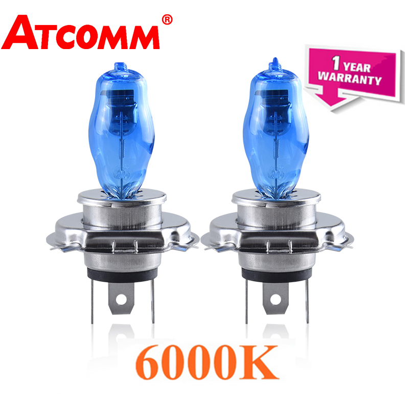 

ATcomm 2PCS H3 H7 Auto Halogen Lamps 6000K White 12V H1 H4 H8 H9 H11 9005 HB3 9006 HB4 Car Halogen Bulb Ampoule Voiture