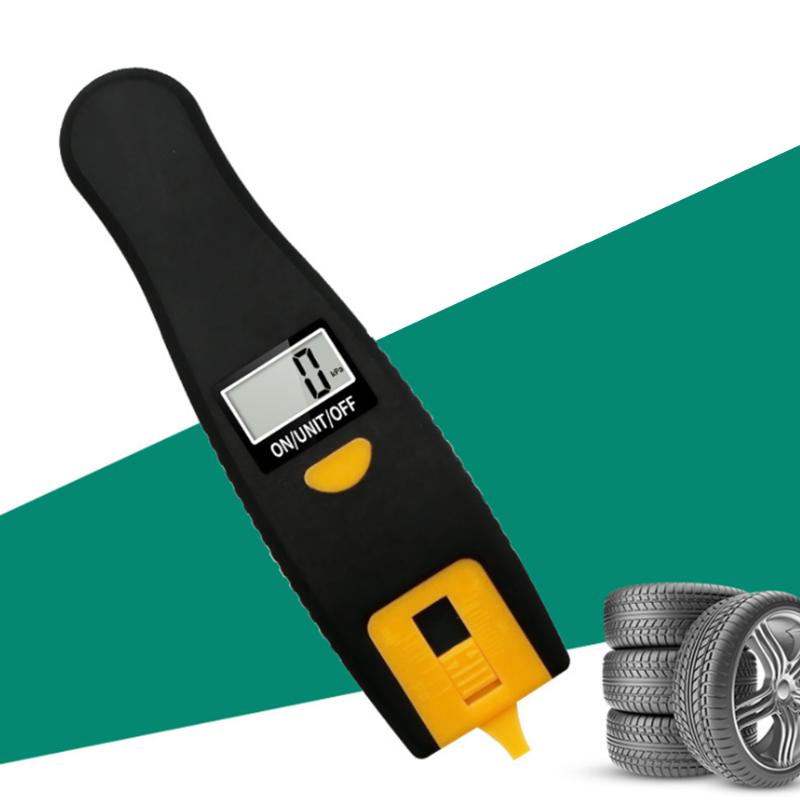 

2 in 1 Digital Car Tyre Thread Meter Air Pressure Gauge Meter 100PSI LCD Display Manometer Barometers Tester For Car Truck New