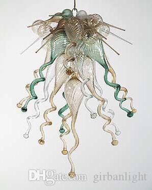 

Style Mini Cheap 100% Handmade Blown Glass Chandelier Customized Colored Murano Glass LED Light Source Energy Saving Glass Lighting