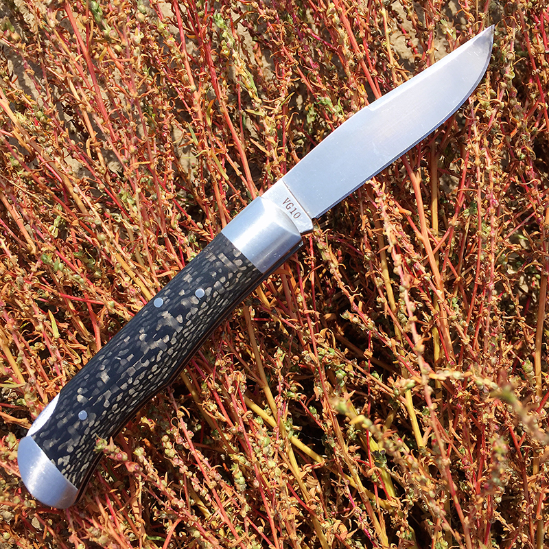 

Brother 1507 60HRC pocket knife VG10 folding knives Tactical survival Camping back lock folder Tool Collection High Quality
