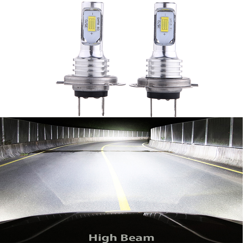 

2PCS H4 LED H7 Car Headlights 6000K CANBUS Error Free H11 H8 LED Blub H1 H3 9005 HB3 9006 HB4 Fog Lamp for Auto 12V 24V