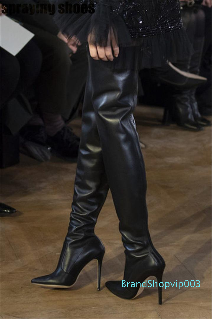leather crotch boots for sale
