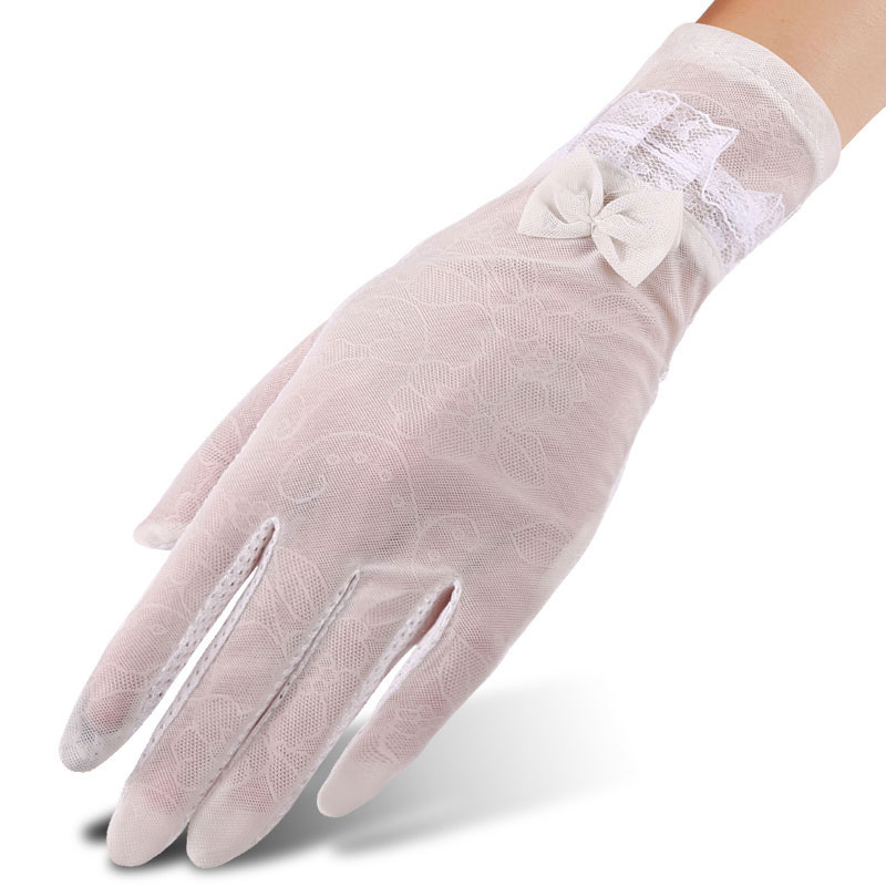Guantes Moda de Malla Larga para Mujer Guantes sin Dedos Huecos Punk Multicolor Night Club Guantes Atractivos Mujeres