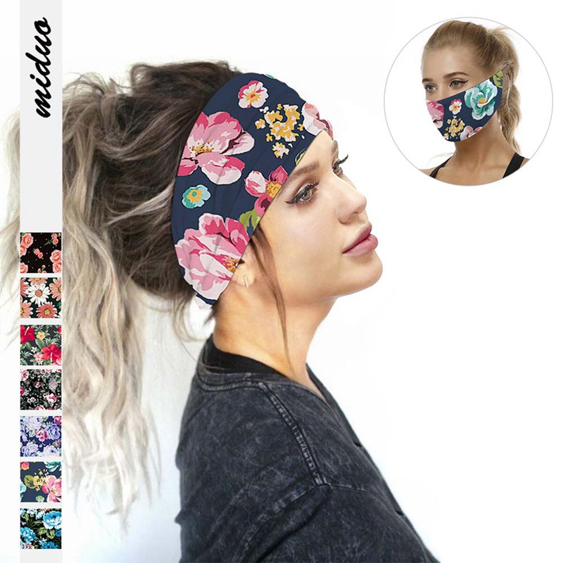 

Printed Yoga Elastic Hair Band Sport Headband Gym Anti-Slip Slim Hair Band For Fitness Antiperspirant Headband Turban, Red