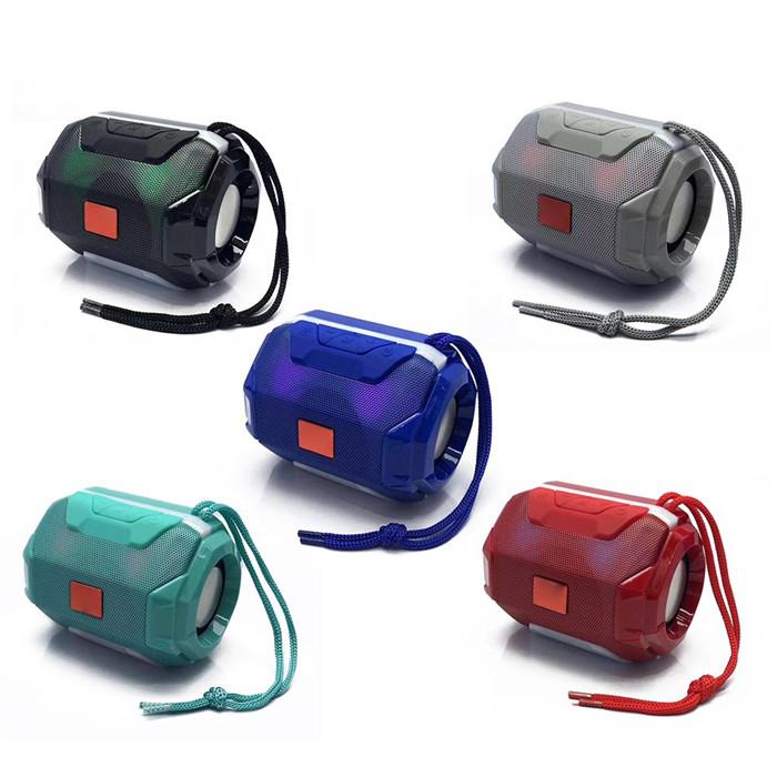 

TG162 Colorful Light Portable Wireless Bluetooth Speaker Outdoor Subwoofer Small 5w Power Bass Sound Speaker Suporrt TF Card