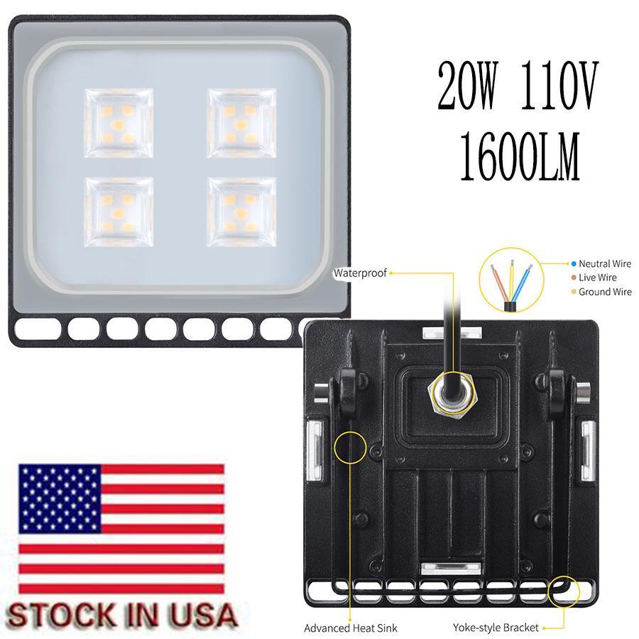 

Power Tools Outdoor LED FloodLight Solar Lights Power 20W 1600LM Flood Light Intelligent Control Speaker IP65 Waterproof Energy Saving