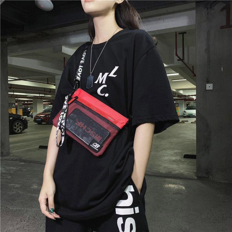 

Hip Hop Bag Unisex Chest Pack Men 2020 Fashion Phone Pouch Oxford Women Crossbody Bag Casual Man Shoulder Bags Waist Pack, Sky blue