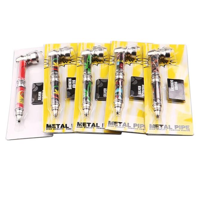 

New 127mm Aluminum Alloy Tobacco Gun with Filter Screen Pipe
