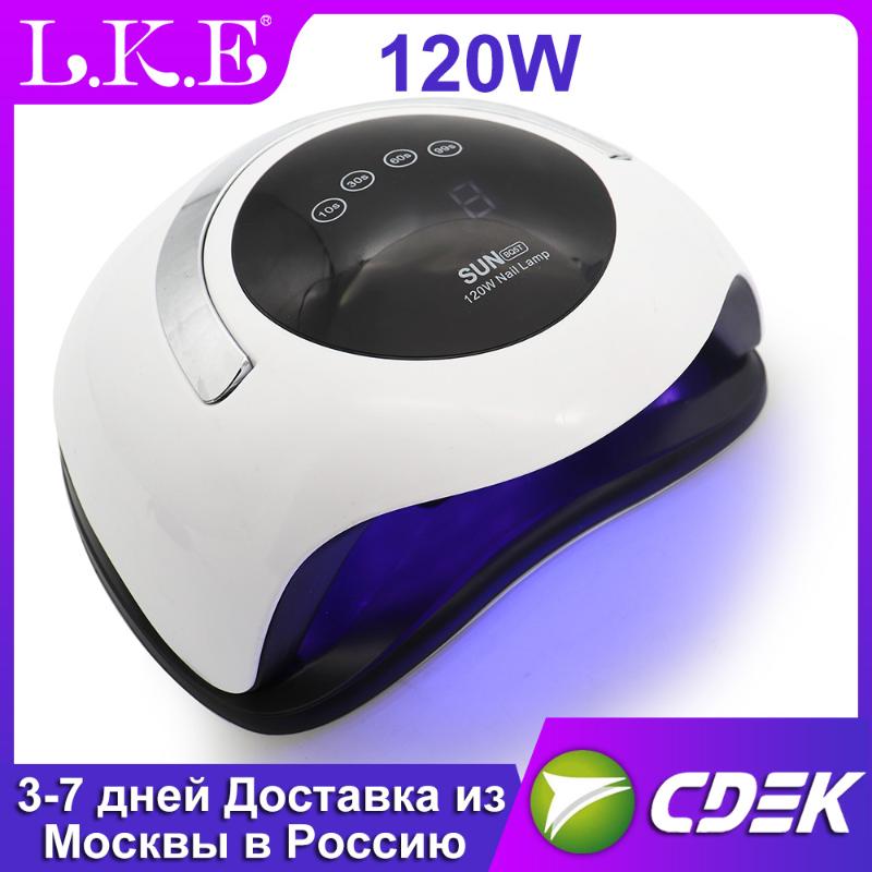 

LKE 120W UV Led Lamp Nail Dryer For All Types Gel 36 PCS LED Lamp for Nails New Design Nail Art Manicure Tools, 120w eu