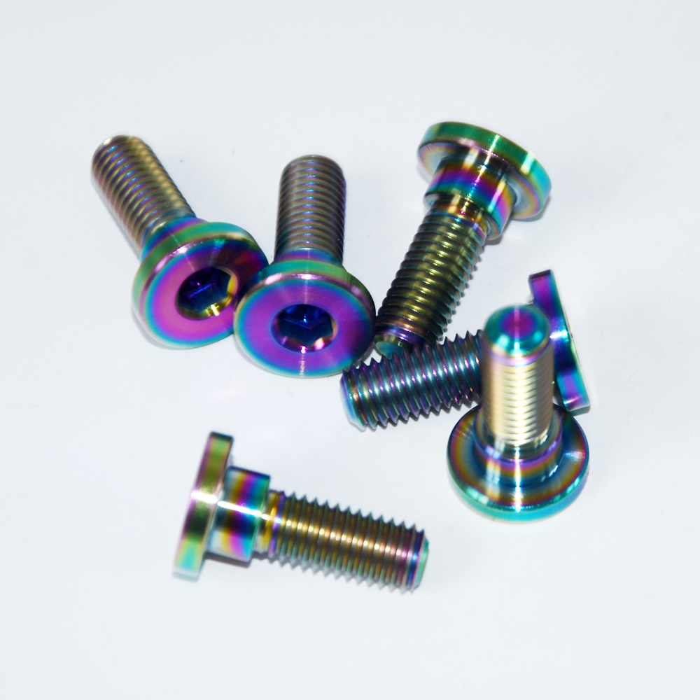 4 X Titanium M6x18mm disque Étrier de frein Vis de fixation