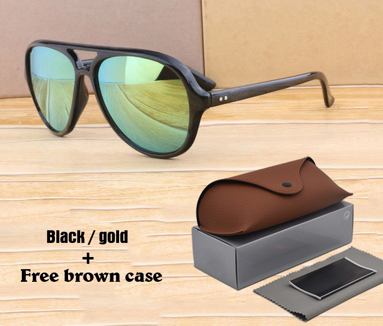 

Wholesale-Brand designer Oval Sunglasses Women Men Anti uv400 Coating Glasses Male Mirrored Eyewear Sport Goggles with cases and box