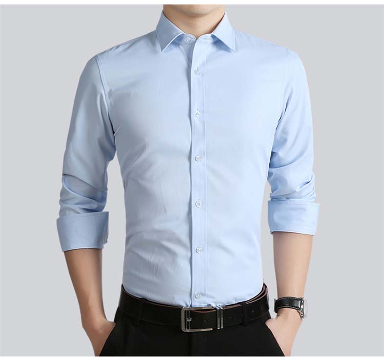 camisa azul cielo hombre