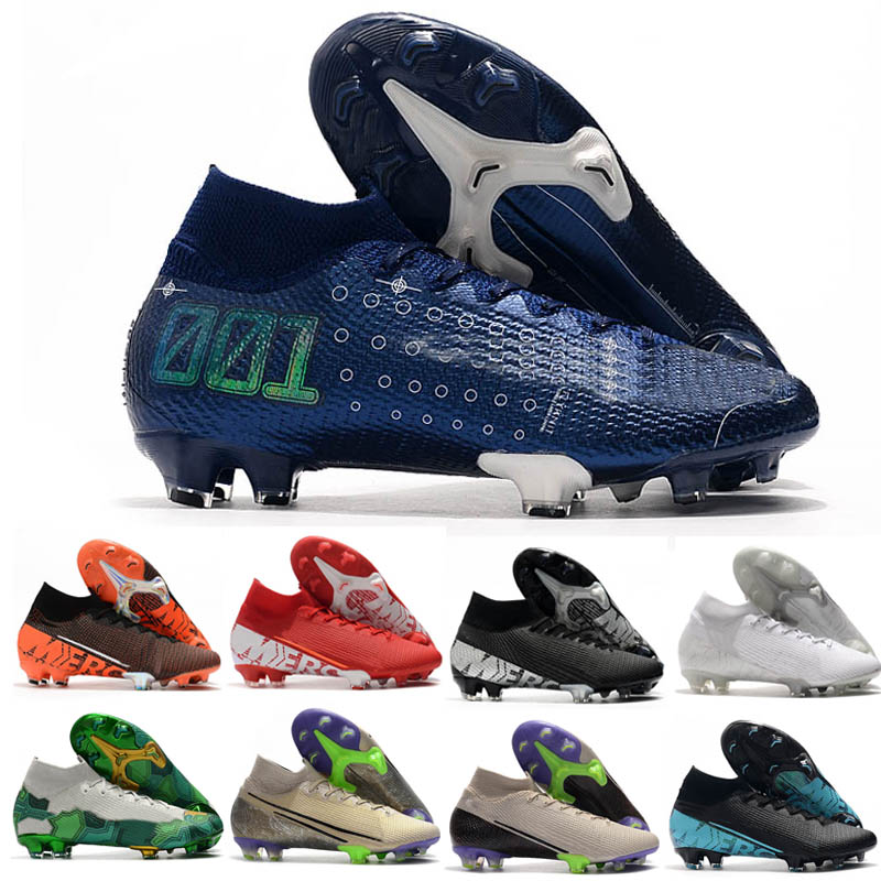 

2020 Mens Superfly VII 7 360 Elite SE FG CR7 Ronaldo Bondy Neymar NJR MDS 001 Boys Soccer Shoes Football Boots Cleats, 07