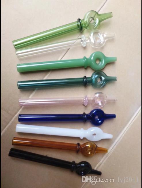 

Color ring glass straight pipe Glass bongs Oil Burner Glass Water Pipe Oil Rigs Smoking Rigs