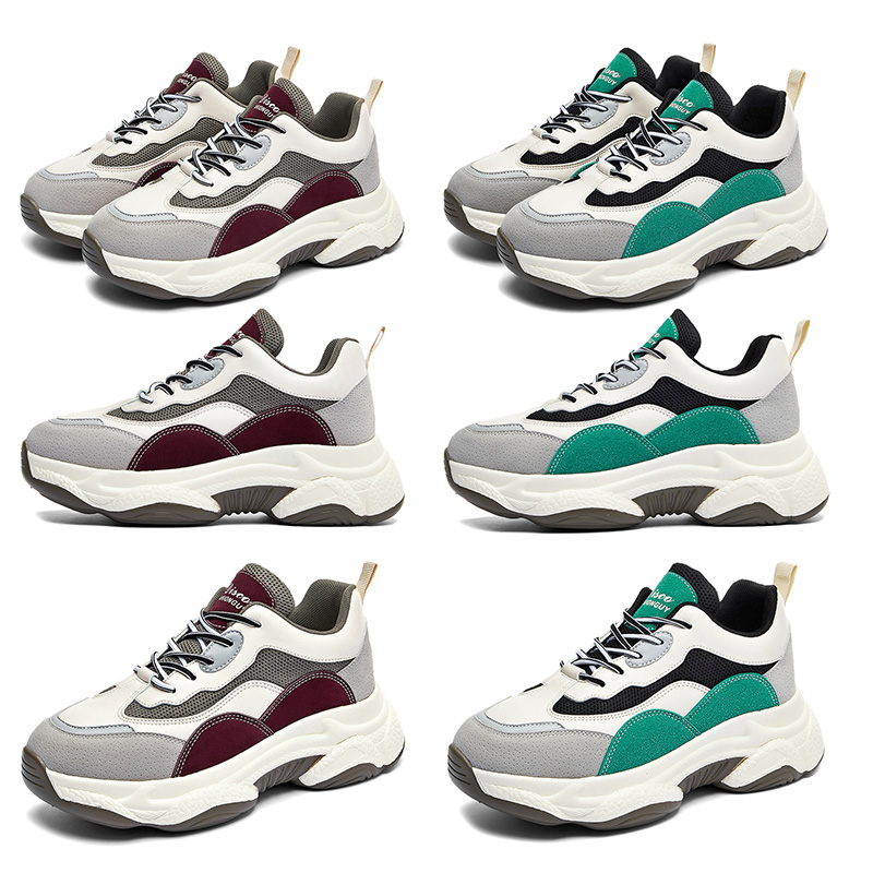 

casual trainer for women men old dad shoes white grey red green breathable net comfortable trainer designer sneakers 35-40, C2