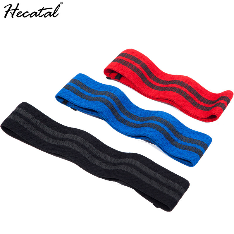 

Hecatal Hip Ring Elastic Band Training Hip Ring Squat Resistance Band Yoga Fitness Tension Elastic Tension, Red
