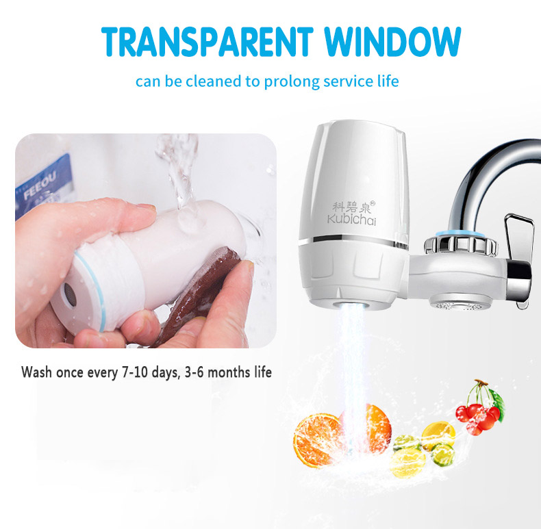

Tap Water Purifier Kitchen Faucet Washable Percolator Mini Water Filter Filtro Rust Bacteria Removal