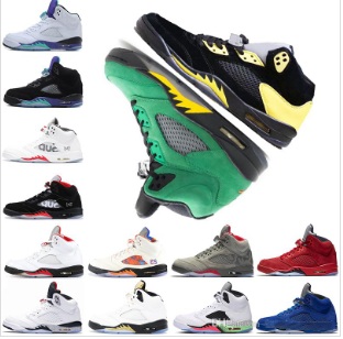 

Oregon Duckman 5 5s Basketball Shoes V OG Ducks Sup International Flight Blue Red Suede White Cement Sports Sneakers Size 40-46, #2