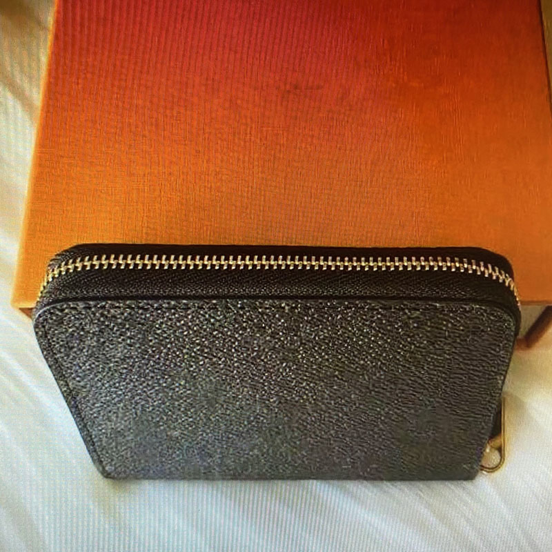 

M60740 ZIPPY COIN PURSE Fashion Leather Women Short Wallet Zipper Purses Compact Card Coin Pocket Holder Pouch Pochette Zip Wallets 60740