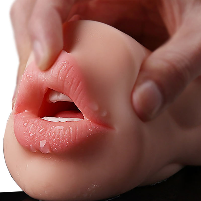Hot Oral Sex Toys Deep Throat Mouth Masturbator