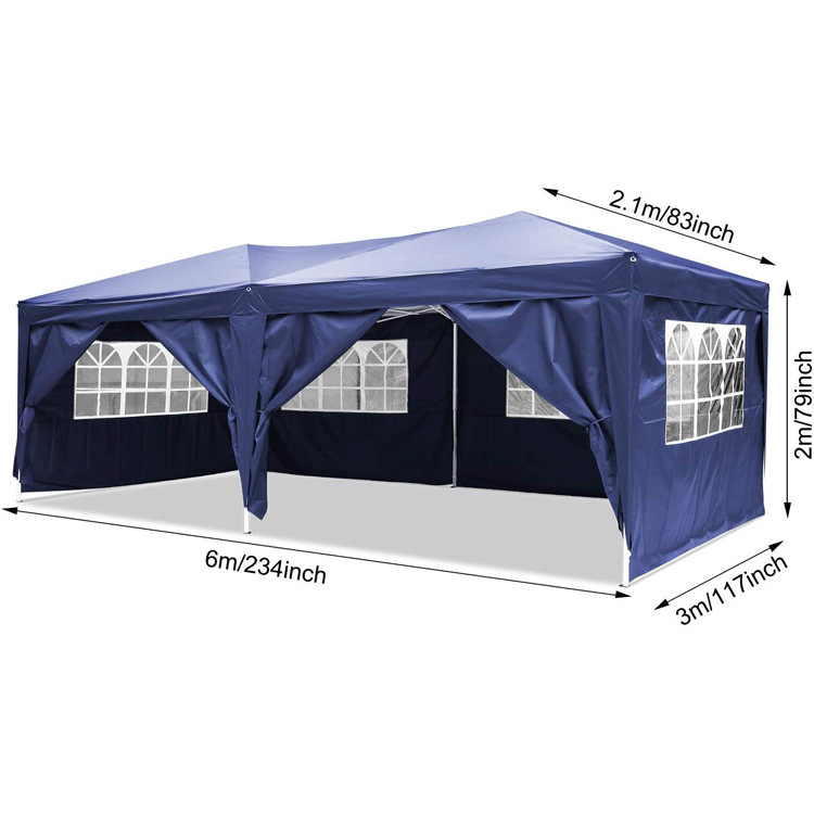 

GRNTAMN 3x6 Outdoor Garden Folding Tent with Surrounding Cloth Wedding Tent
