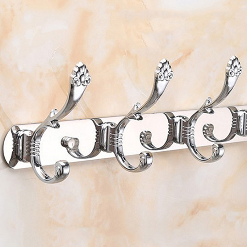 

Wall Mounted Coat Cloth Robe Hat Hook Rack Hanger Holder Stainless Steel