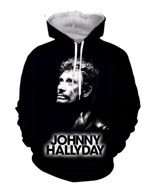 

Hot Fashion Men Hoodies johnny hallyday 3d HD Print Casual Hoodies Sweatshirts Couple Tracksuits Women Hoodies PR085, Multicolor