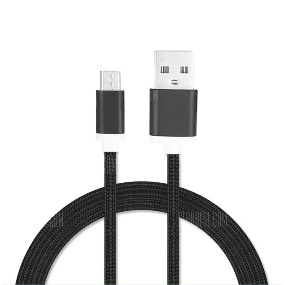 

1.5M Nylon Braid Micro USB Data Charging Cable for Android Mobile Phones, Red