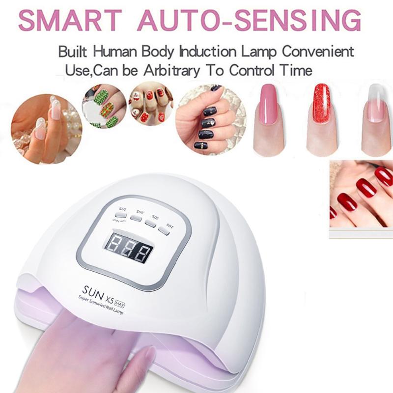 

120W / 48W LED Nail Lamp Nail Dryer Dual Hands LED UV Lamp For Curing UV Gel Polish With Motion Sensing Manicure Salon Tool, 48w usb wire
